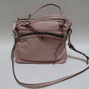 orYany Pink Calf Skin Leather Crossbody Tote